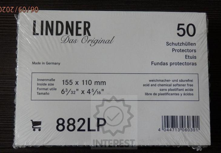 Ochranná fólie LINDNER na bankovky a jiné - 155 x 110 mm