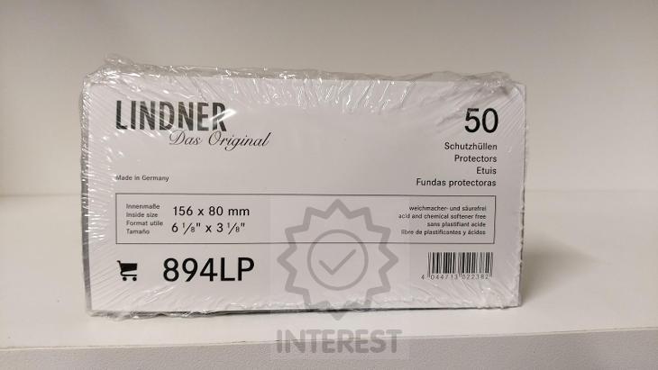 Ochranná fólie LINDNER na bankovky a jiné - 156 x 80 mm