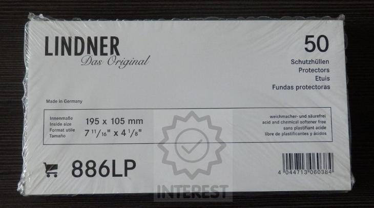 Ochranná fólie LINDNER na bankovky a jiné - 195 x 105 mm