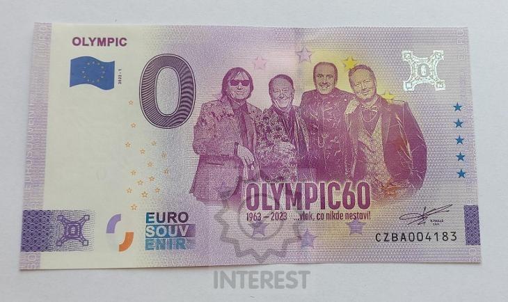 Eurobankovka - OLYMPIC 60 - stav UNC.