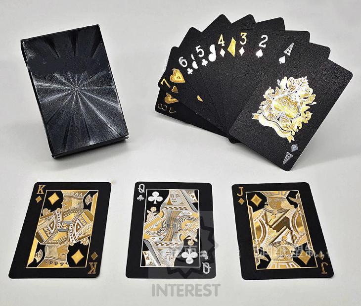 Luxusní hrací karty Texas Holdem - plastové