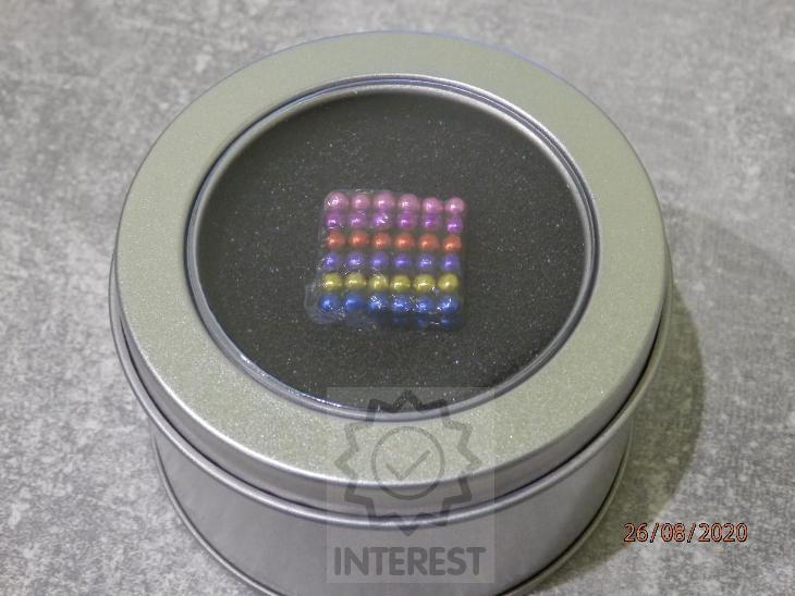 Magnetické kuličky NEOCUBE Ø 3mm 216 kusů - barva duha