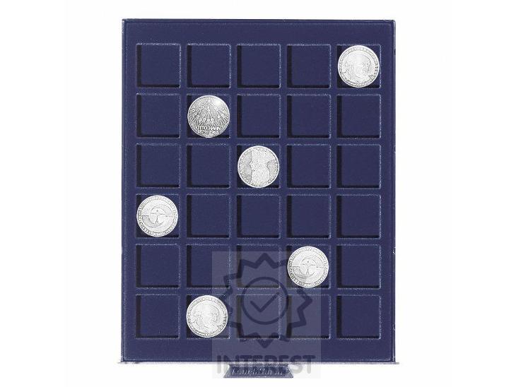 Plastový box SMART na mince jiné. 30 polí do průměru 33mm - (K92116)