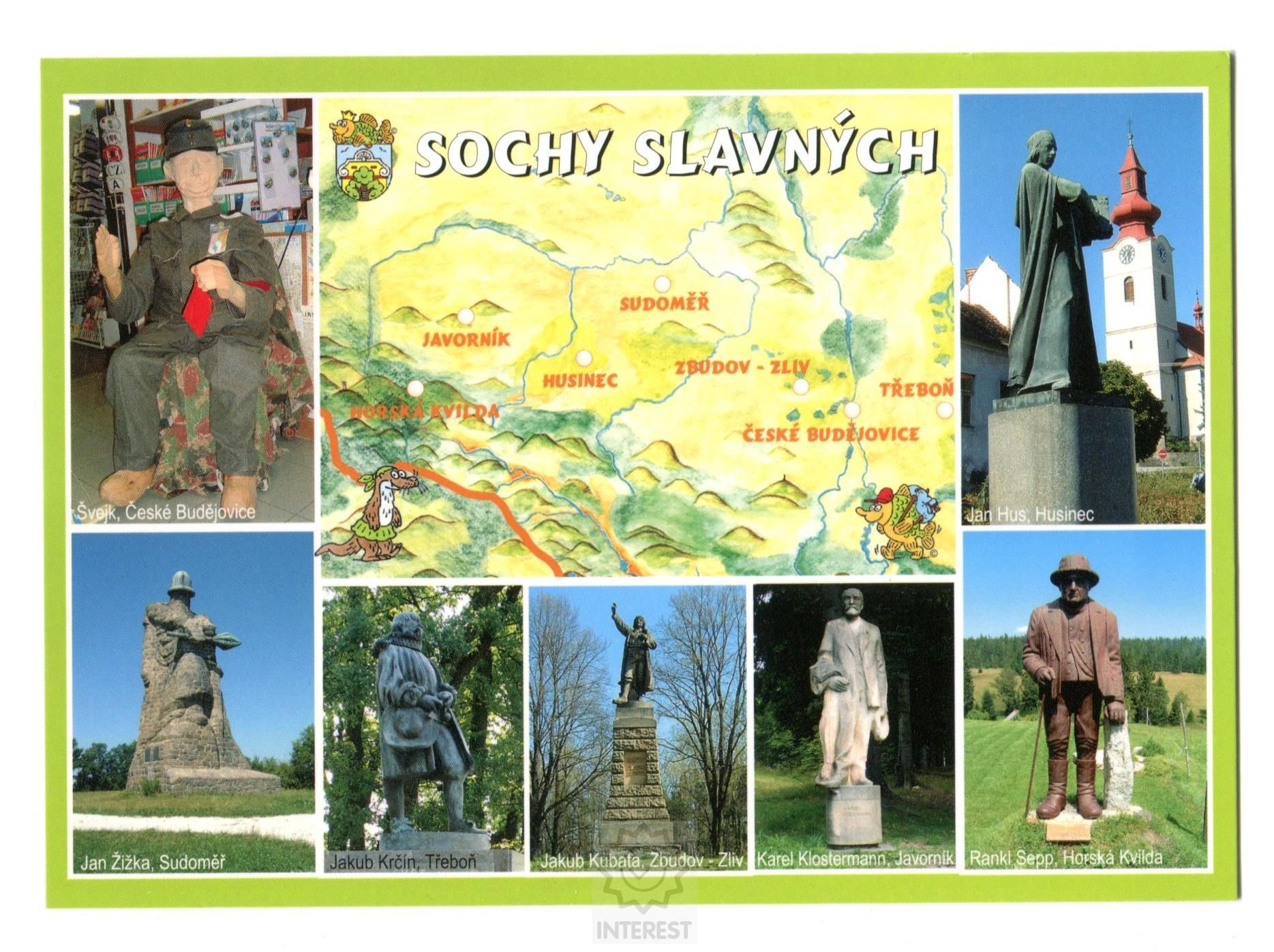 Sochy slavných č.1058
