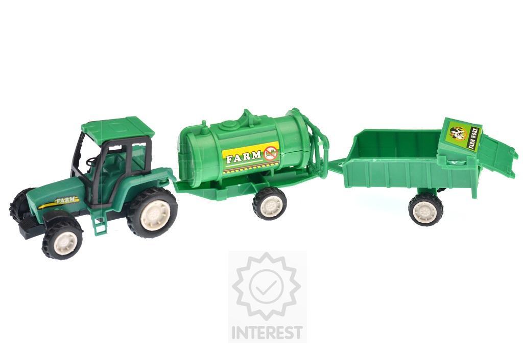 Traktor s deratizačním a sklopným návěsem GAZELO (24cm). 