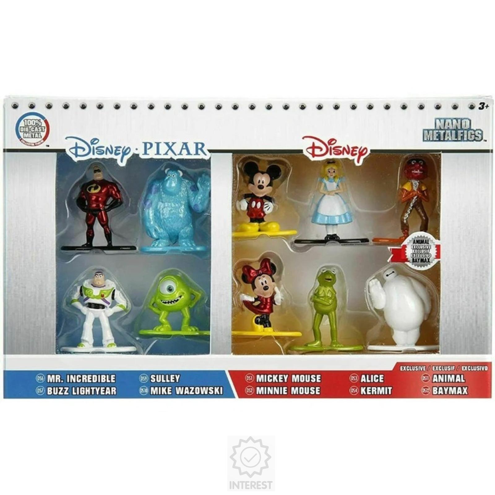 Sběratelská sada kovových postaviček Disney / Pixar. Jada Toys.