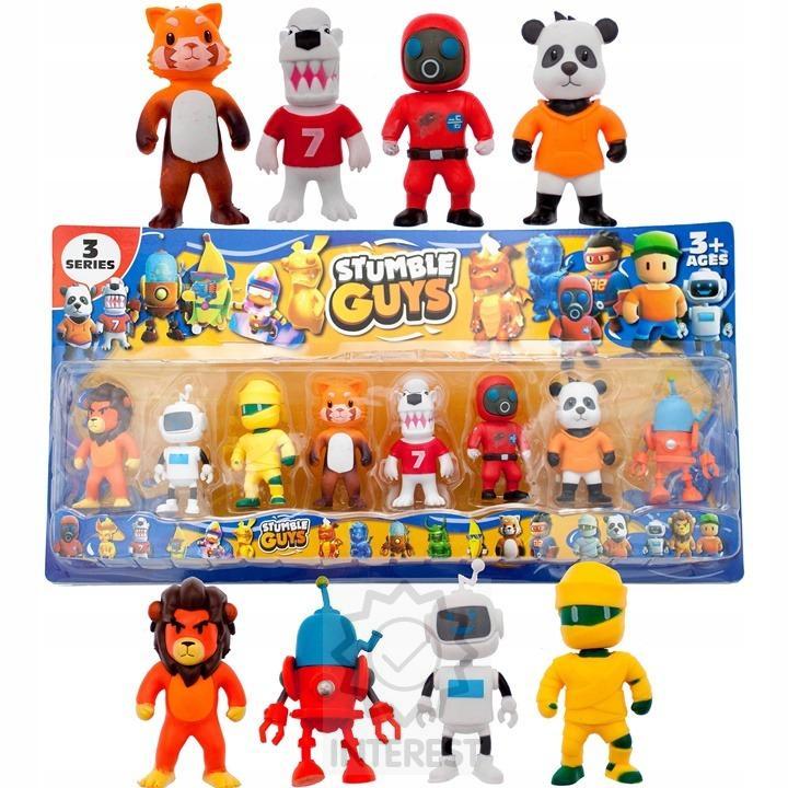 Stumble Guys Figurky - Super Sada 8 ks Figurek SG1.