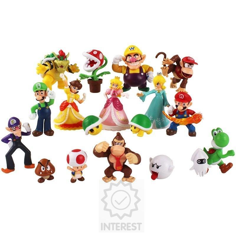 FIGURKY SUPER MARIO 18 KS.