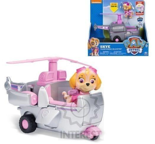 Paw Patrol Tlapková Patrola - transformační vozidlo s figurkou - Skye.