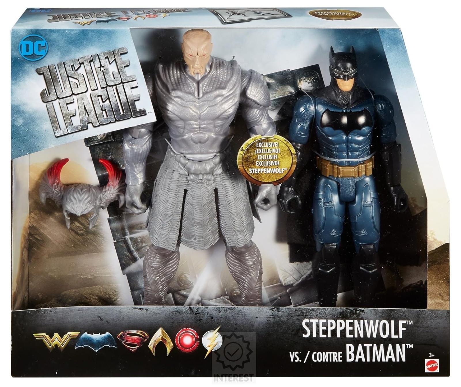 Figurky DC Justice League Batman vs Steppenwolf 30cm.