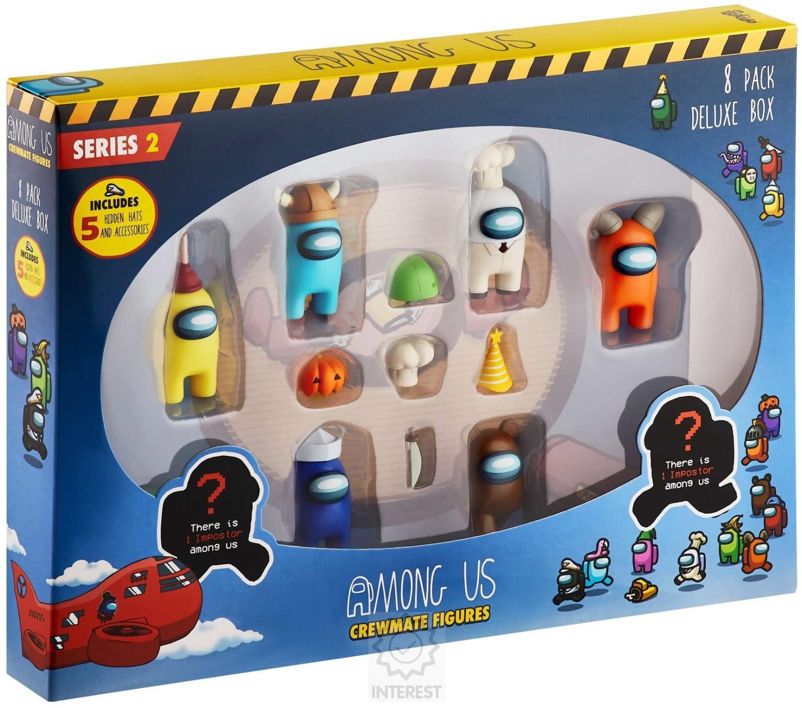 Mezi námi figurky Crewmate Deluxe set 8 ks figurek serie 2 - (č.730)