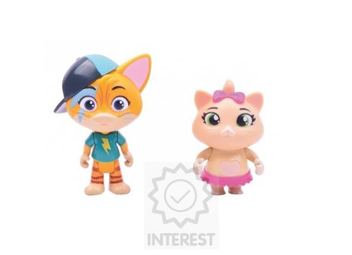 Set 2 figurky kočky Lampo a Pilou 44 Cats Smoby.