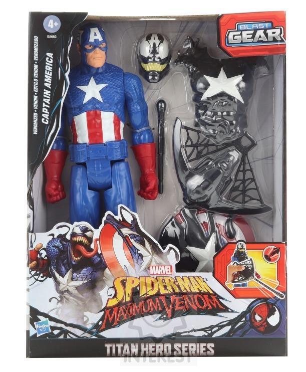 Avengers Figurka Captain America s příslušenstvím Venom 30cm.