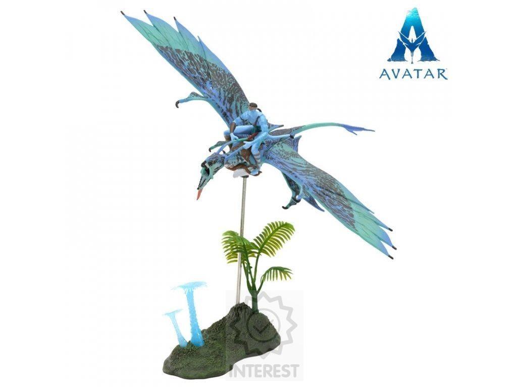 Akční figurka Avatar Avatar W.O.P Deluxe Large Jake Sully & Banshee.