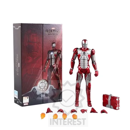 Marvel - Sběratelská akční figurka - Super Hero Iron Man 2. Mark V.