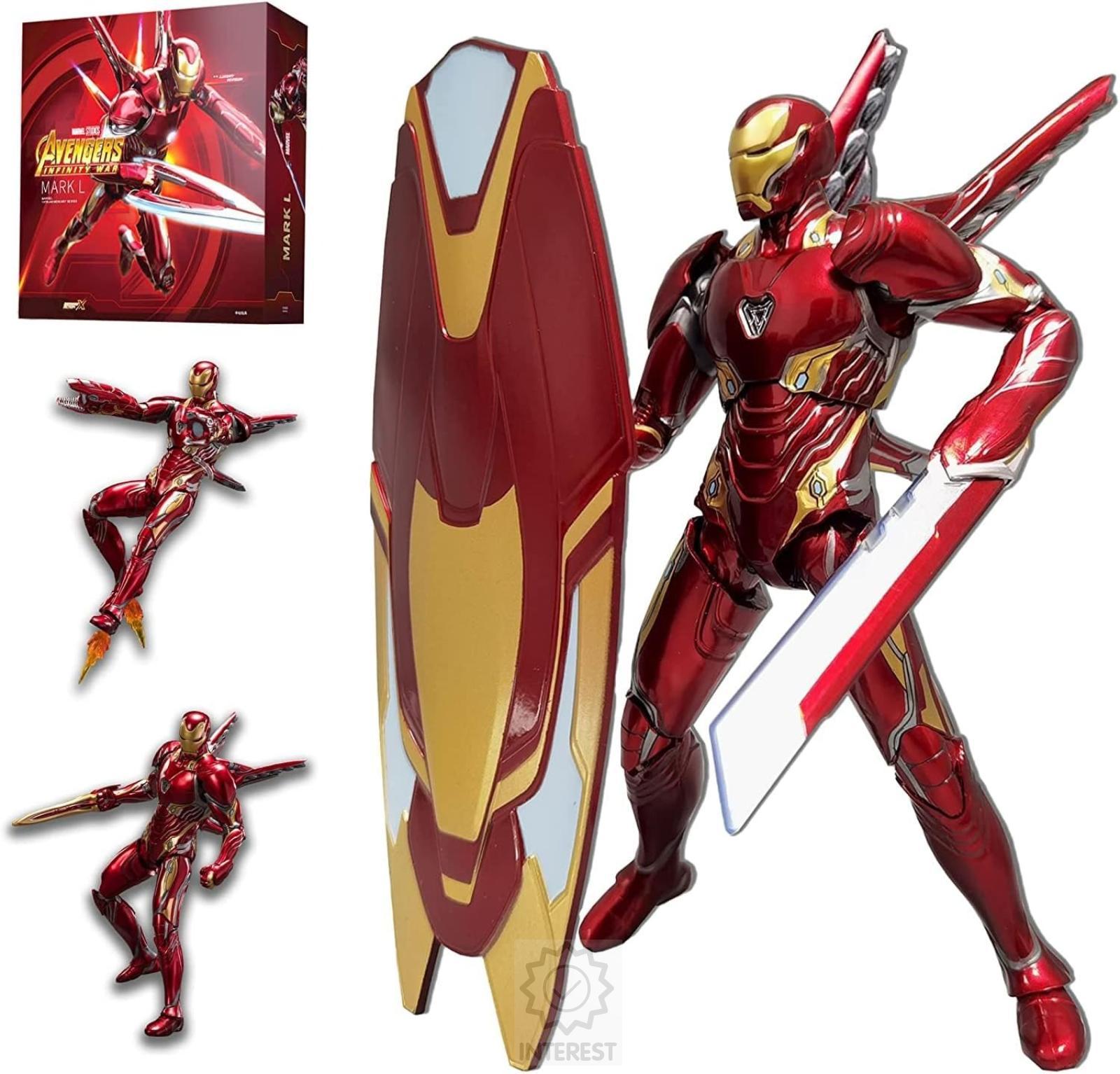 Marvel - Sběratelská akční figurka - Infinity war Iron Man - Mark L.