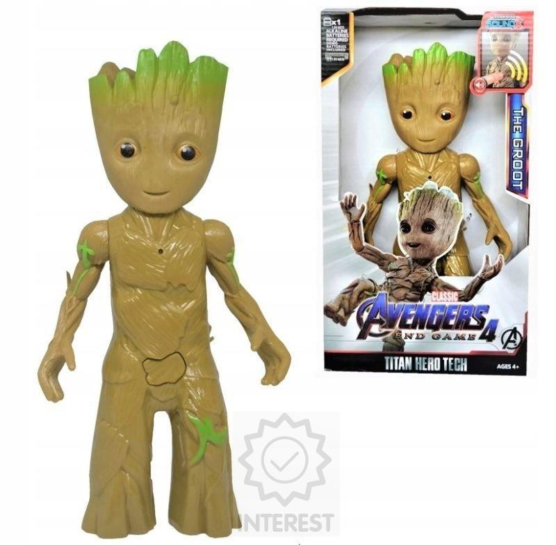 Figurka GROOT Avengers 30 cm se zvuky - (K72175).