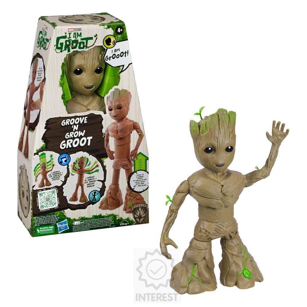 Marvel - Interaktivní, akční figurka Groot. Se zvuky a tancem 46cm.