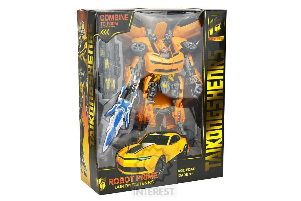 Transformační robot - Žlutý.