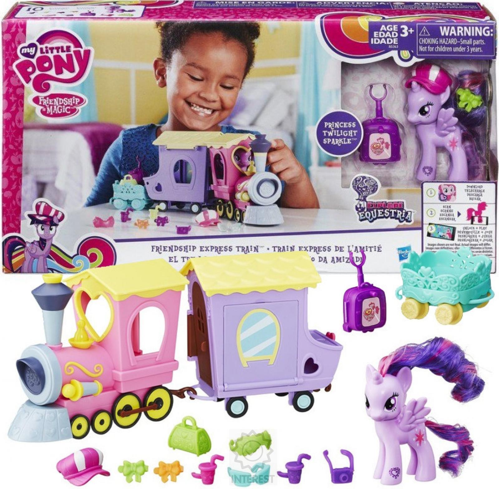 Hasbro My Little Pony vlak Friendship Express.
