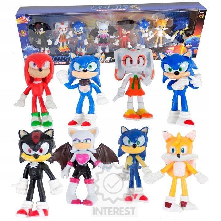 Sonic Figurky - Super Sada 8 ks figurek - (K134293)