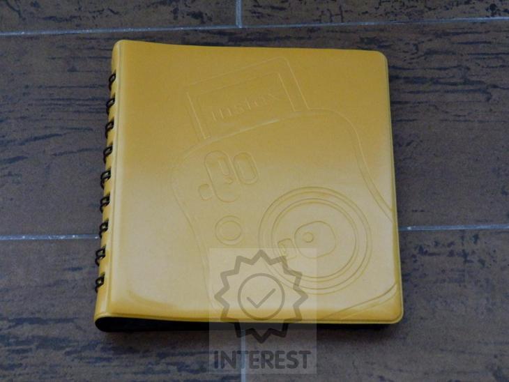 Mini pocket album INSTAX, barva žlutá