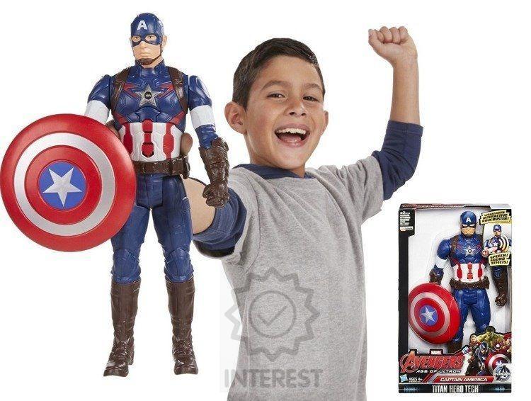 Kapitán Amerika Titan Hero Figurka 30 cm Hasbro Avengers ZVUKY -134495