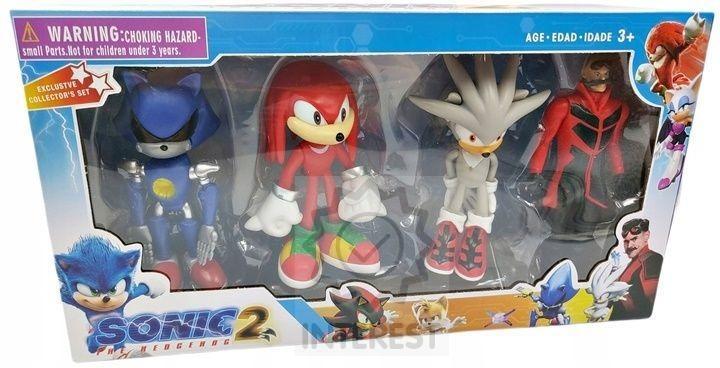 Sonic Figurky - Super Sada 4 ks figurek XL - (K134399)