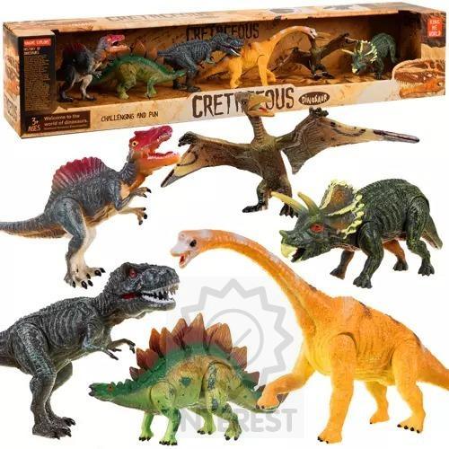 Dinosauři - pohyblivé figurky 6 ks. Kruzzel - (K134608)