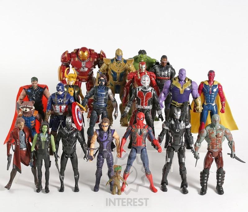 Obrovský set figurek Avengers se světlem 21Ks - (K72173)