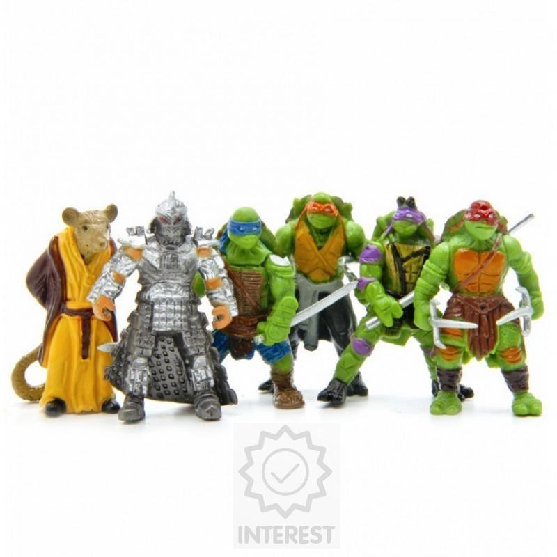 Figurky Želvy Ninja set 6 ks figurek - (K72238)