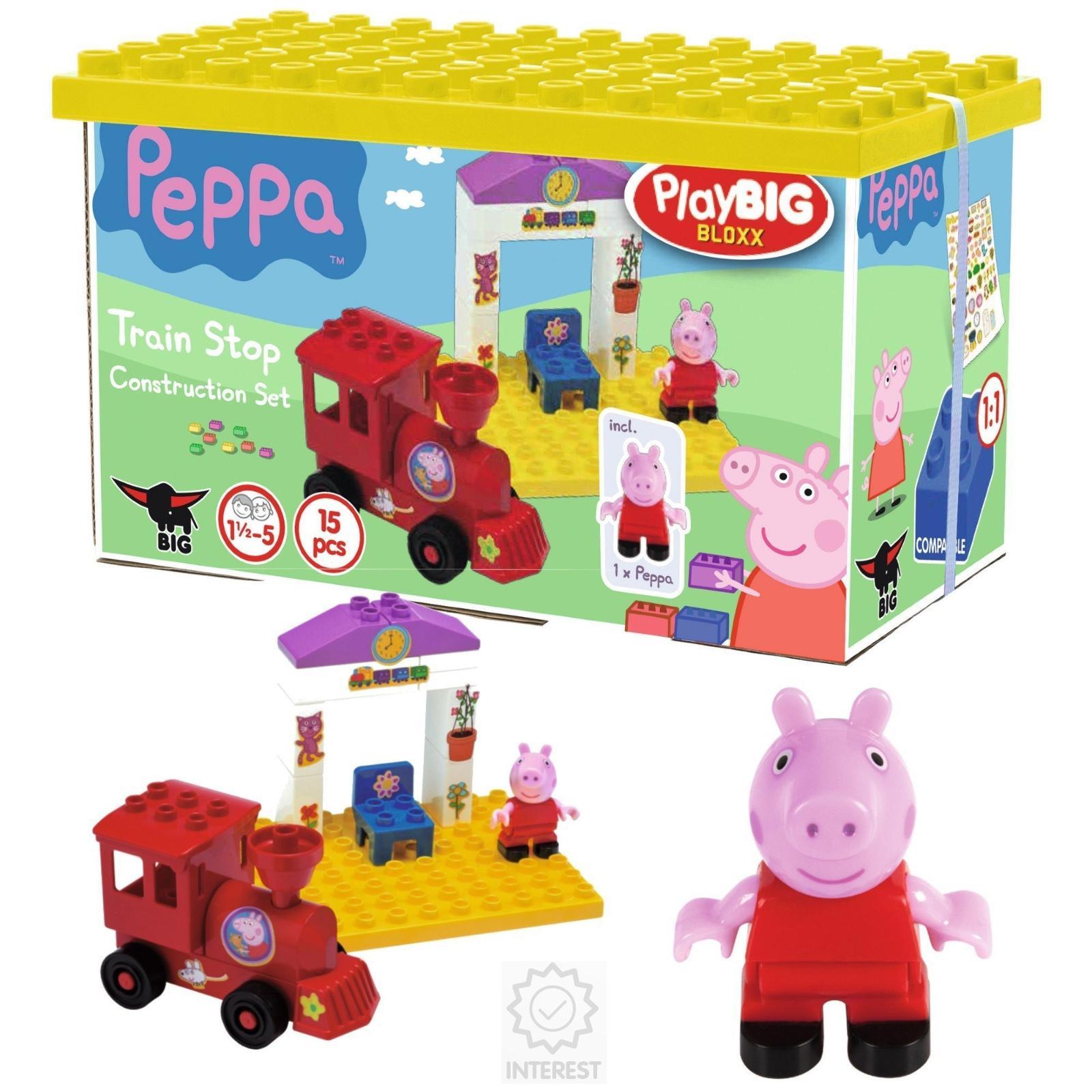 PlayBig BLOXX Peppa Pig železniční zastávka - (K134479)