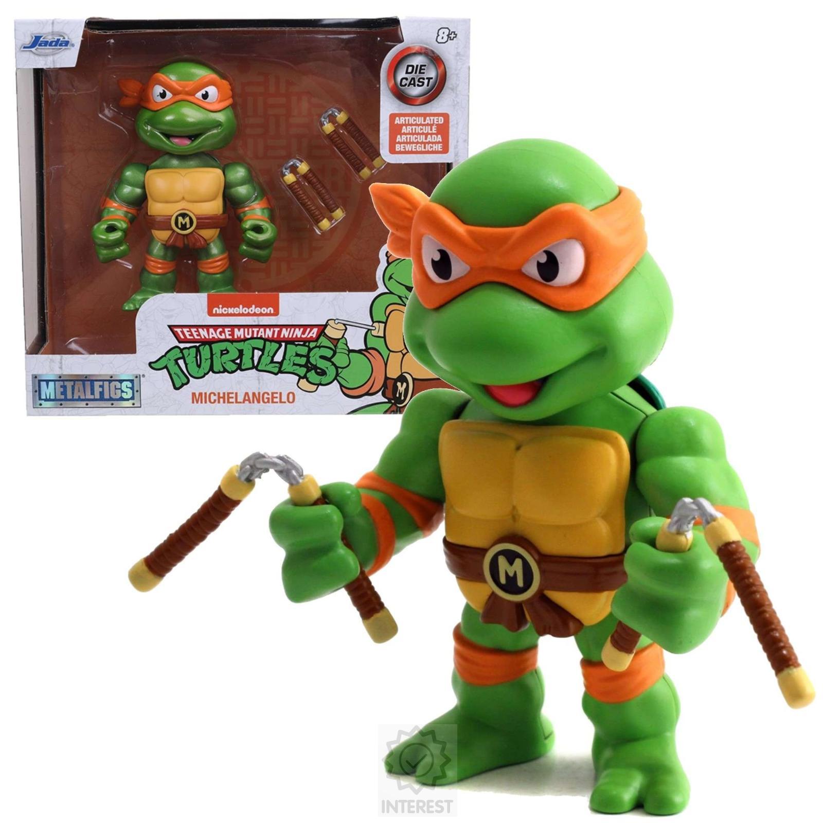 Kovová figurka Teenage Mutant Ninja Turtles Michelangelo 10 cm -134473