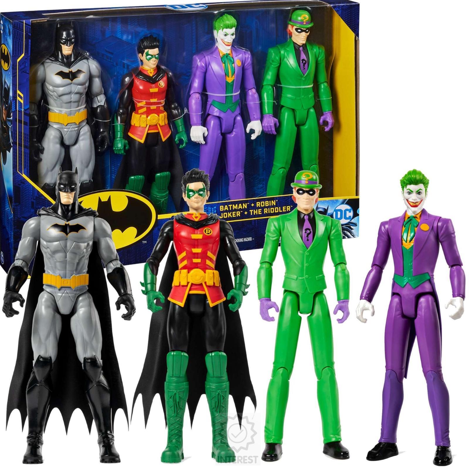 Velká sada Akčních figurek 4v1 DC Comics Velké figurky 30cm.