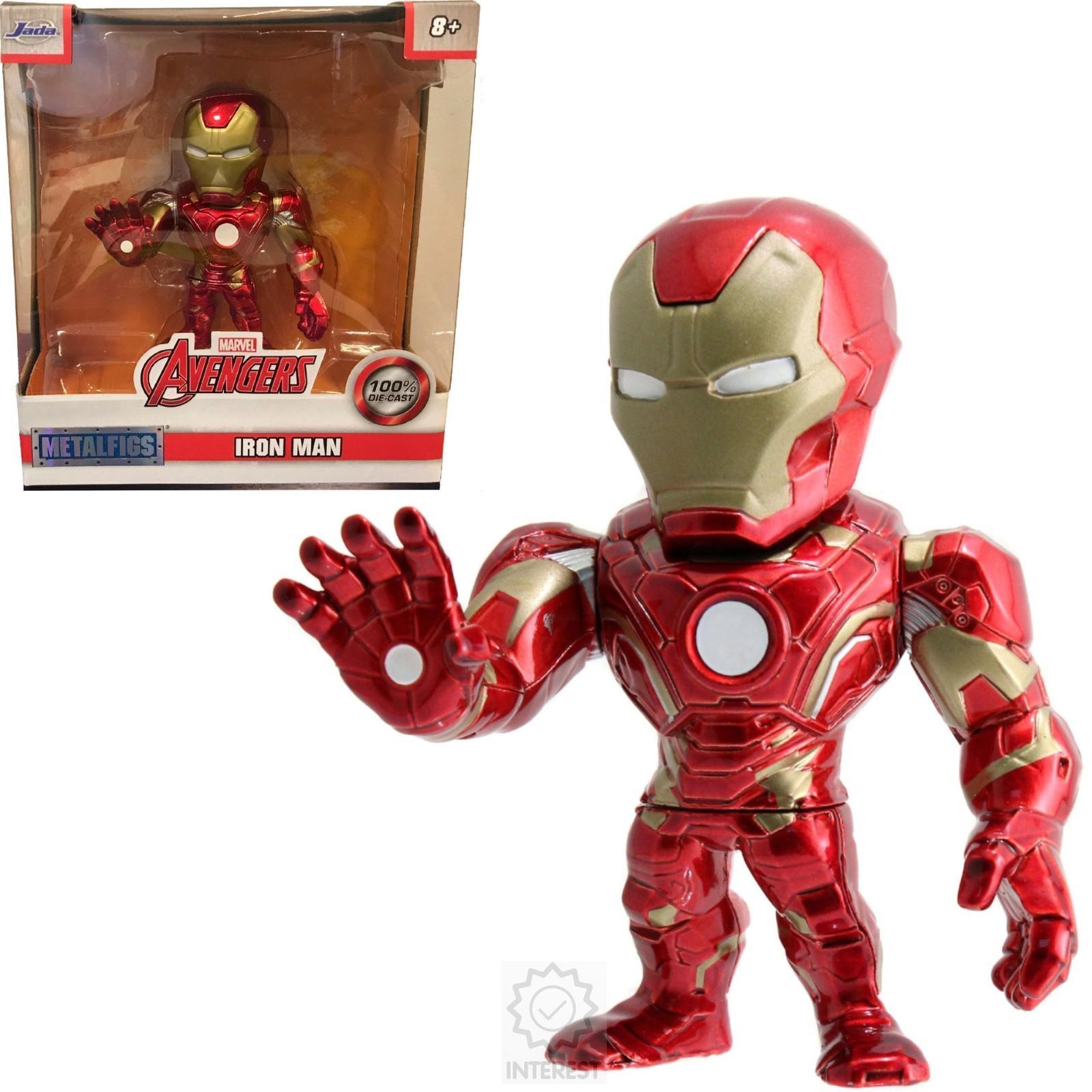 Kovová Figurka Marvel Metalfigs Avengers Iron Man 10cm -(K134462)