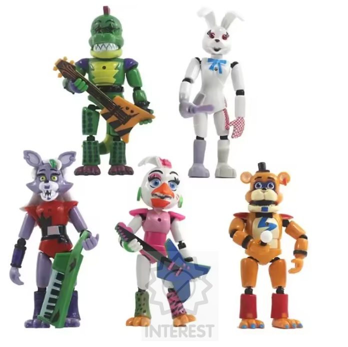 Figurky Five Nights at Freddy’s Nightmare 5 ks - Svíticí.