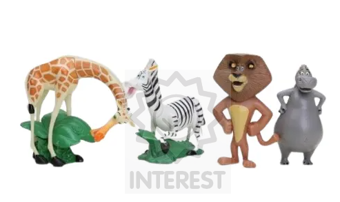 Figurky Madagaskar set 4ks figurek - (K72106).