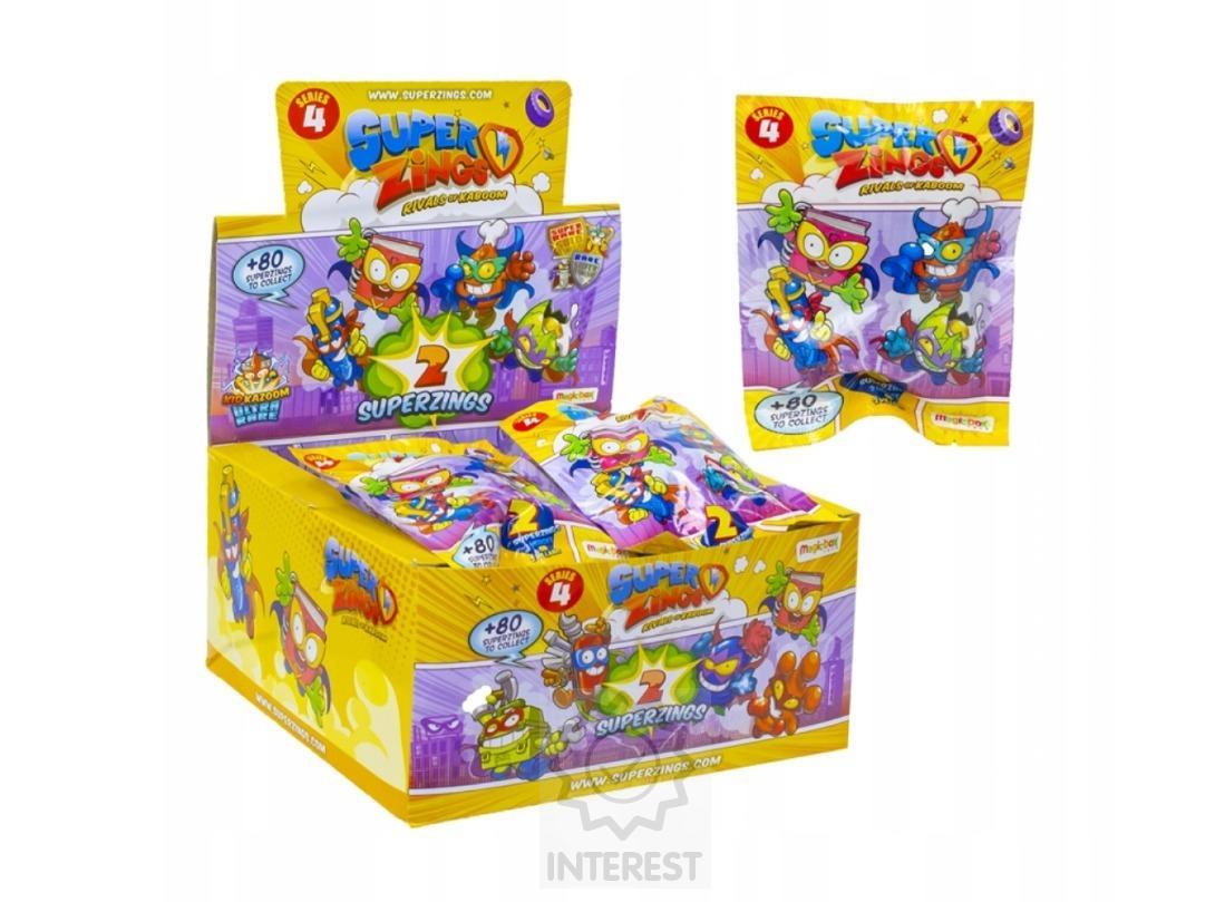 Figurky Magic box Super zings 4. serie - 1 sáček = 2 figurky - K134442