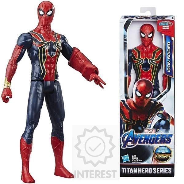 Spiderman Iron Spider Titan Hero Figurka 30 cm Hasbro
