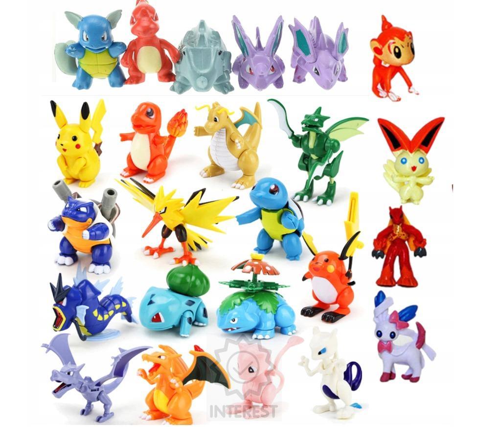 Velká sada figurek Pokémon 24 kusů