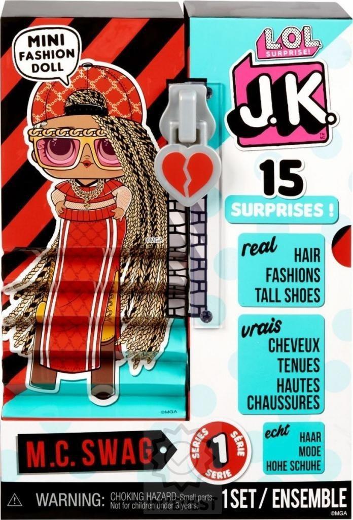 L.O.L. Surprise! Just Kicks M.C. SWAG Fashion Doll s botami.