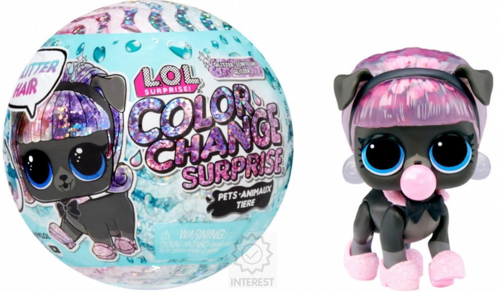 L.O.L. SURPRISE ZVÍŘÁTKO SE ZMĚNOU BARVY GLITTER