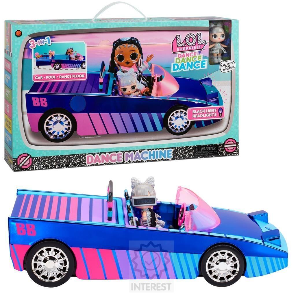 MGA L.O.L. Surprise! Dance Luxusní auto s panenkou.