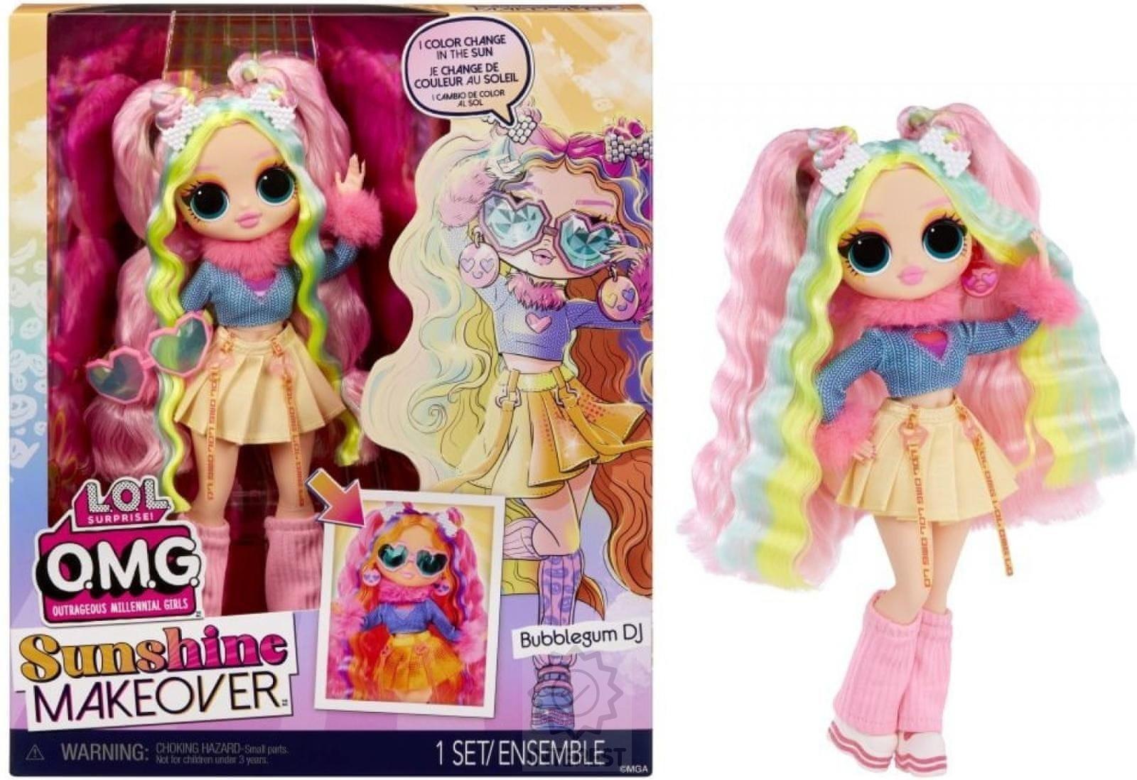 L.O.L. SURPRISE OMG VELKÁ SÉGRA SUNSHINE MĚNÍCÍ BARVU BUBBLEGUM