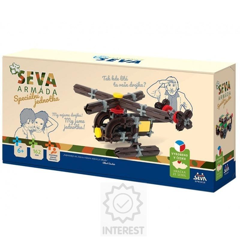Stavebnice SEVA Armáda Speciální jednotka plast 162ks.