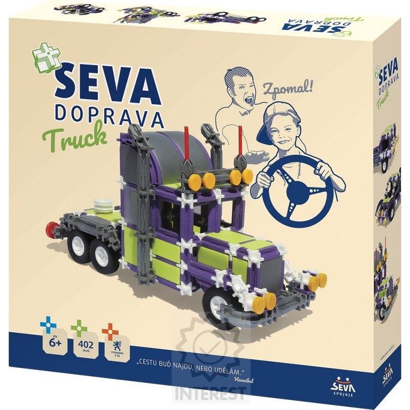 Stavebnice Seva Doprava Truck plast 402 dílků.