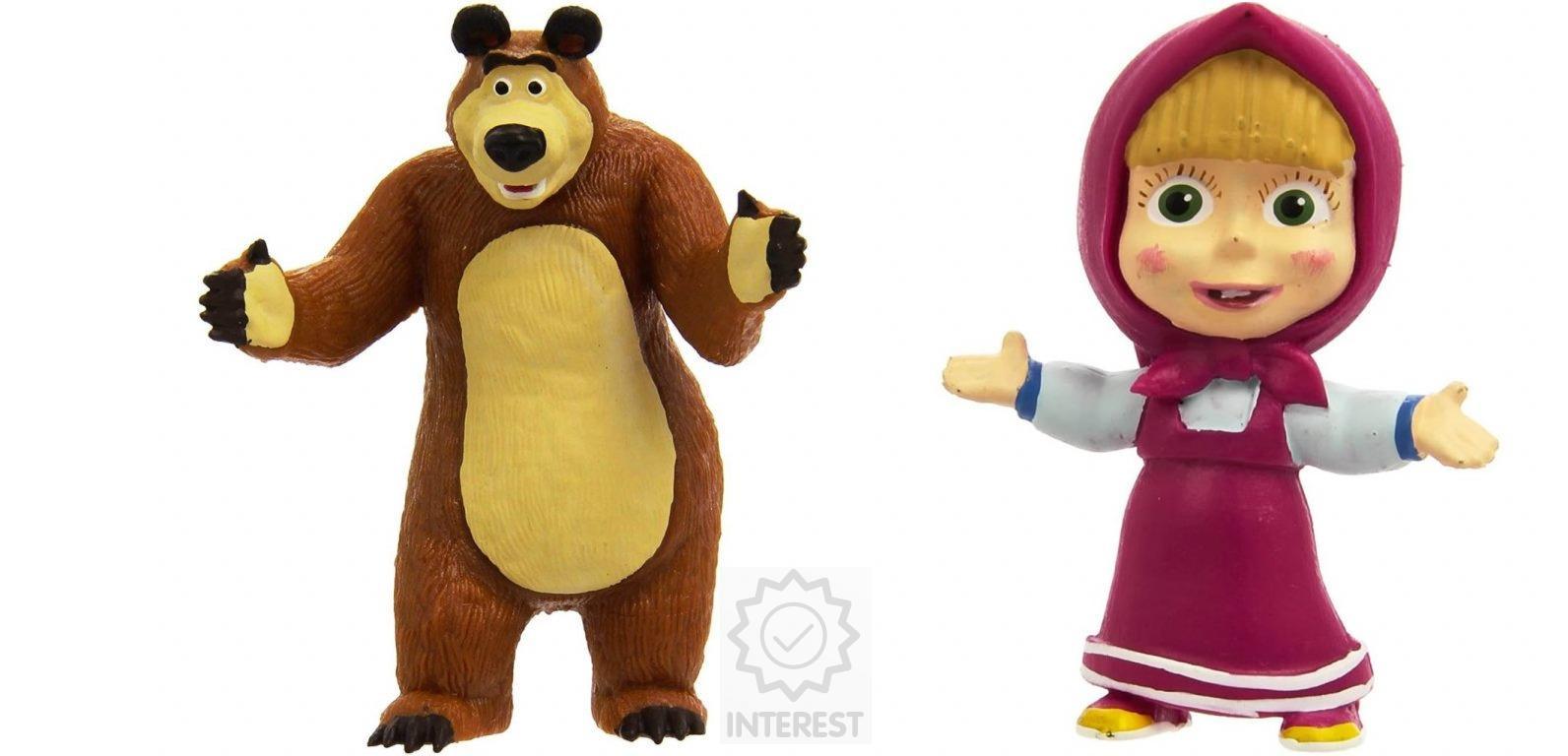 Sada 2 kusů figurek - Máša a Medvěd