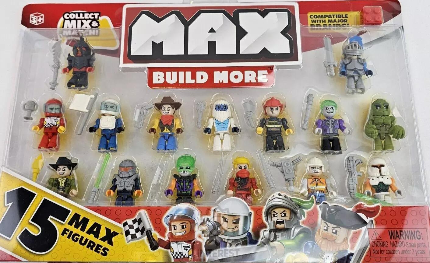 Akční figurky Zuru Max Build 15 figurek + doplňky.