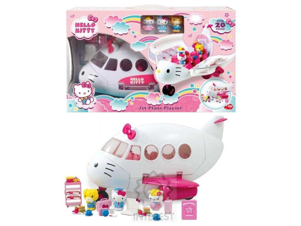Hello Kitty – Letadlo + figurky a doplňky.