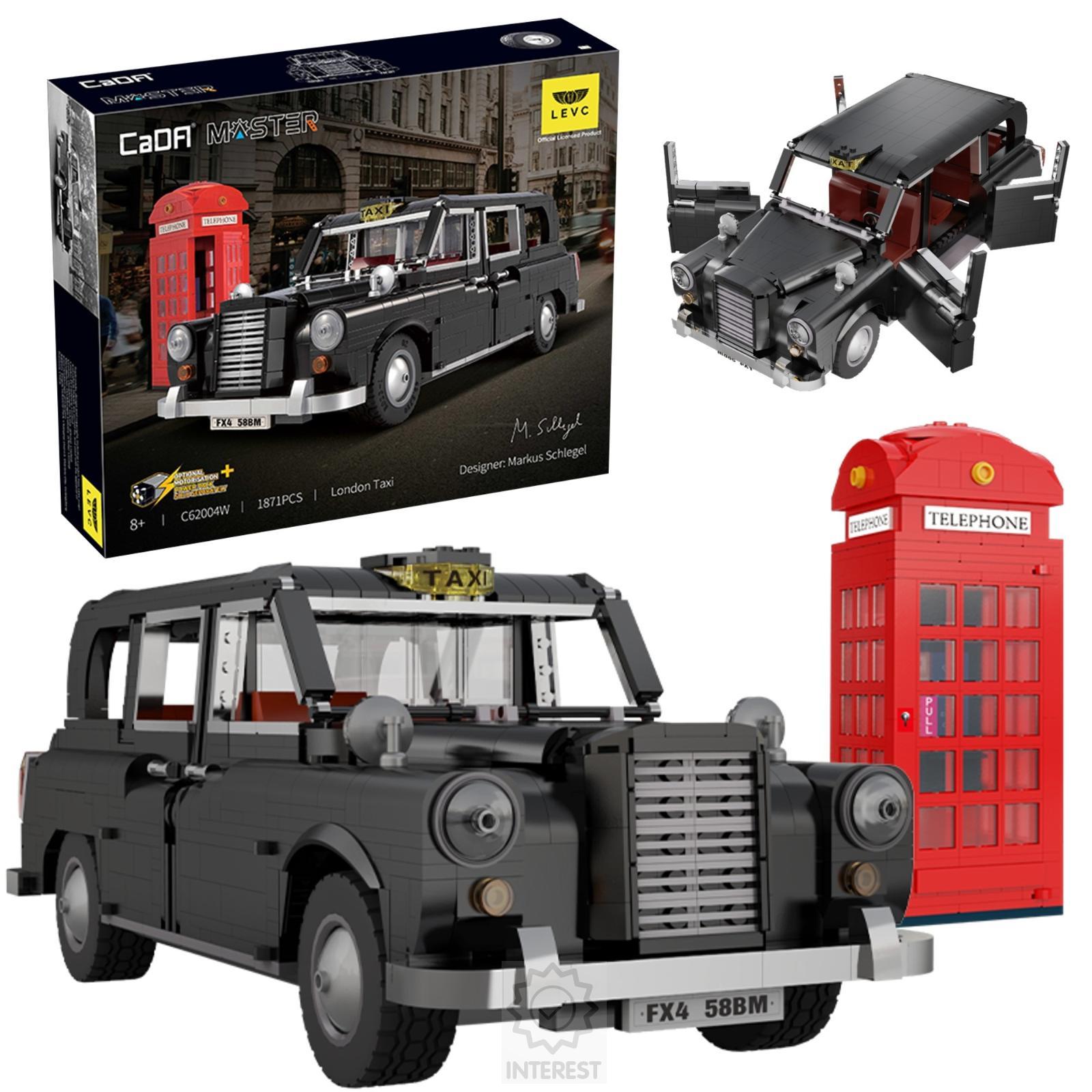 Stavebnice CaDa - LEVC auto London Taxi London 1871 dílků 1:12